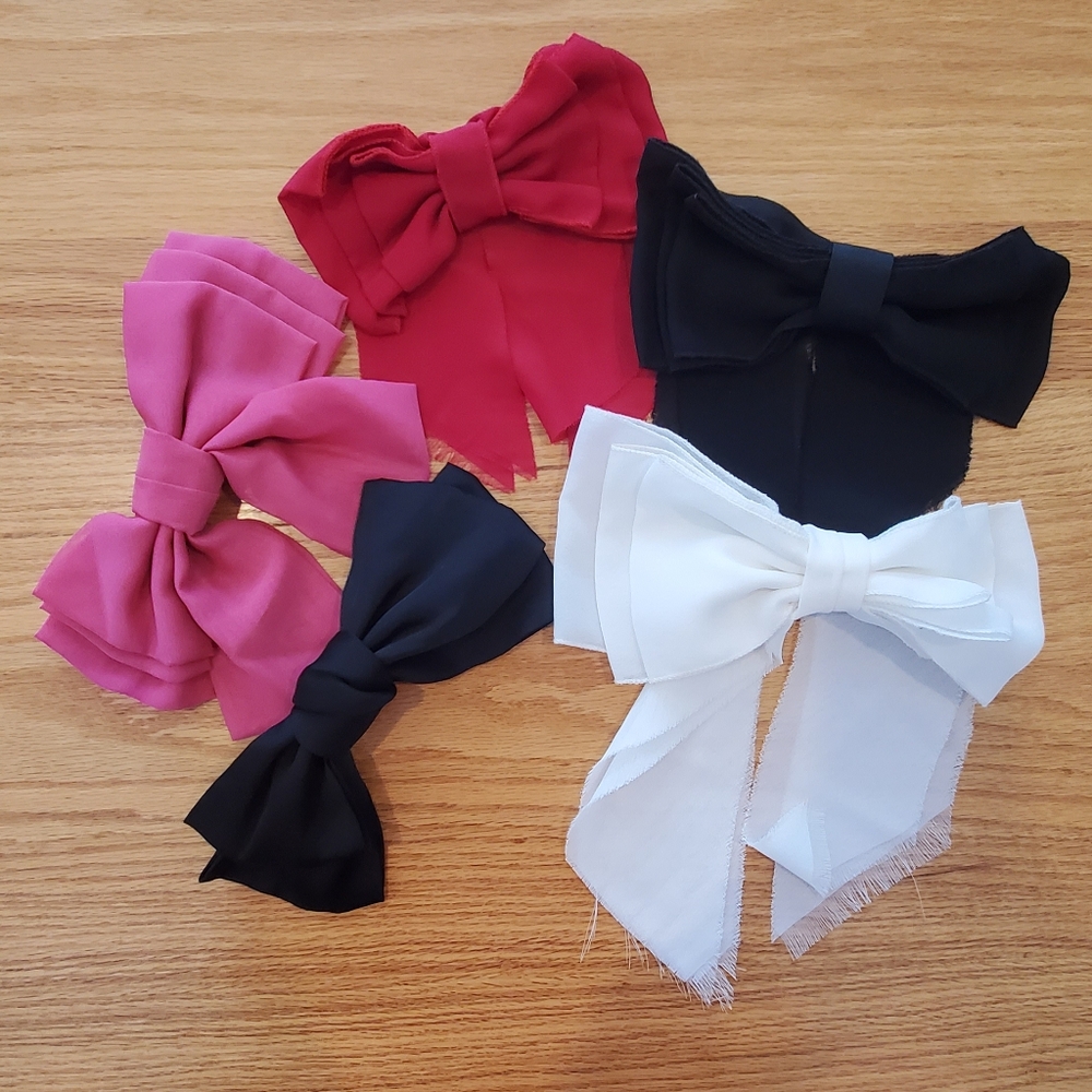 Set of Colorful Hair Bows